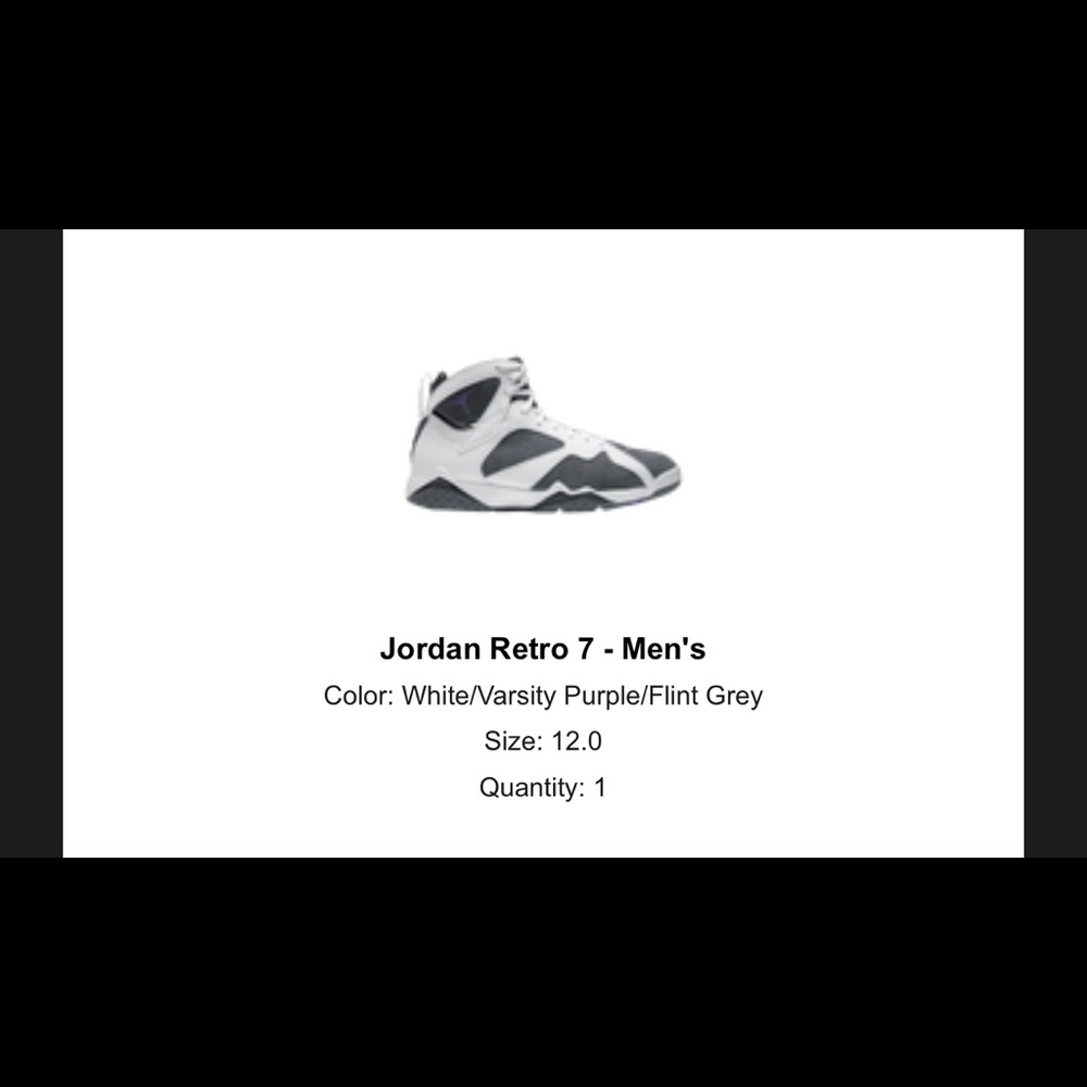 Jordan retro flint 7